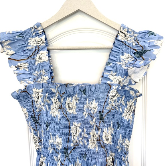 Hill House The Ellie Nap Dress - Diane Hill Blue Chinoiserie Size S - Picture 5 of 7
